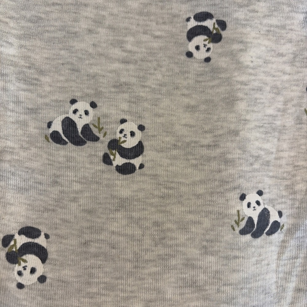 Carters Newborn Short Sleeve Bodysuits - NB - 3 Pieces - Pandas NWT - Picture 2 of 7